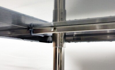 96W x 30D x34H All Stainless Steel Table NSF HN-WT3096-SB
