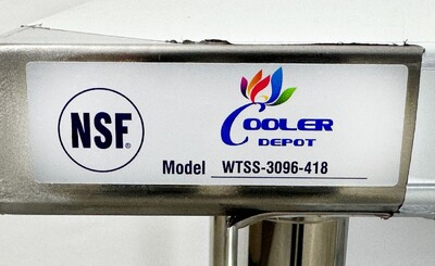 96W x 30D x34H All Stainless Steel Table NSF HN-WT3096-SB