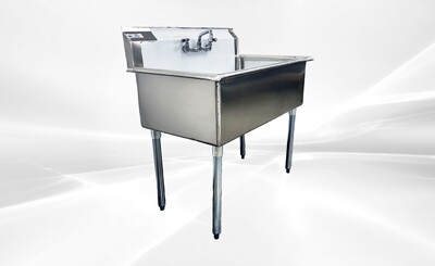 One Compartment Bar Sink With Faucet NSF 1BS-3621-318