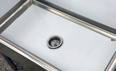 One Compartment Bar Sink With Faucet NSF 1BS-3621-318