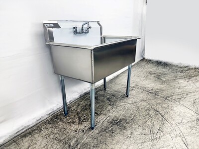 One Compartment Bar Sink With Faucet NSF 1BS-3621-318