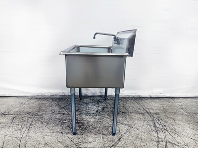 One Compartment Bar Sink With Faucet NSF 1BS-3621-318