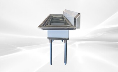 NSF 3 Compartment Sink  75ins With Faucet S3C151512-15LR-318