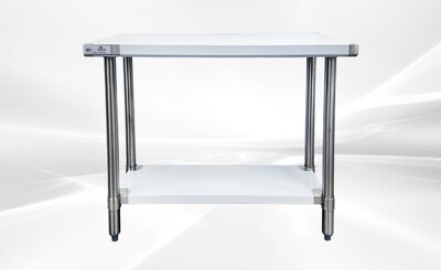 36W x 18D x 34H All Stainless Steel Table NSF  HN-WT1836-SB