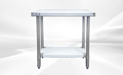 30W x 18D x 34HAll Stainless Steel Table NSF  HN-WT1830-SB