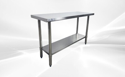 48W x 18D x 34HAll Stainless Steel Table NSF  HN-WT1848-SB