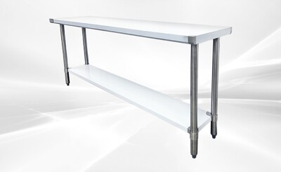 72W x 18D x 34H All Stainless Steel Table NSF  HN-WT1872-SB