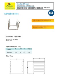 60 inches Prepare Workbench Stainless Steel Table SSPW60