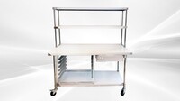 60 inches Prepare Workbench Stainless Steel Table SSPW60
