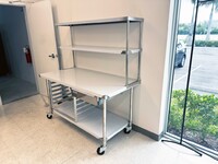 60 inches Prepare Workbench Stainless Steel Table SSPW60