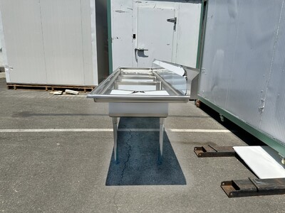 NSF120 in Stainless Steel 3 Compartment sink S3C242412-24LR-318