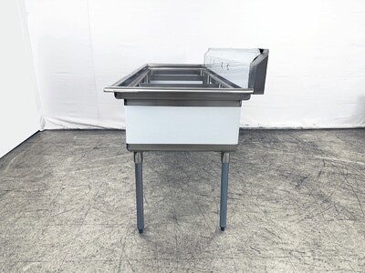 NSF 78 ins SS Three Compartment Sink two faucetsS3C242412-318