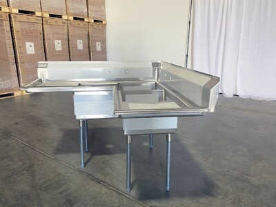 NSF Corner Sink 3 Compartment CS3CT181812-18LR-318