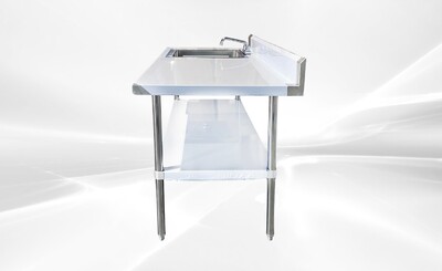 NSF SS Work Table Commercial compartment Sink WTPS-3060-5BS