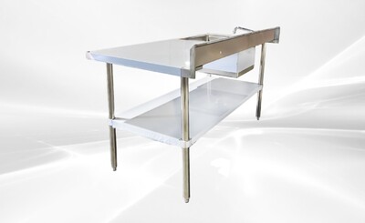NSF SS Work Table Commercial compartment Sink WTPS-3060-5BS