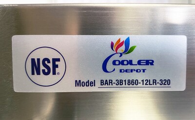 NSF 60 ins 3 Compartment Bar Sink with Faucet BAR-3B1860-12LR