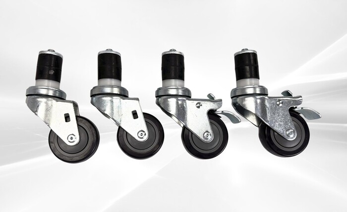 One Set Of 3 inches Plastic Expanding Caster PEC-3TB
