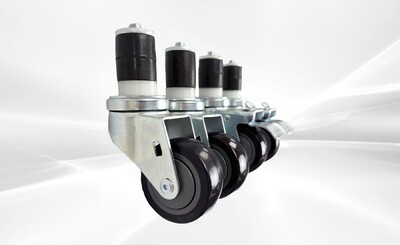 One Set Of 3 inches Plastic Expanding Caster PEC-3TB