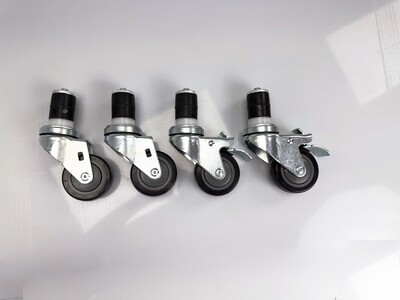 One Set Of 3 inches Plastic Expanding Caster PEC-3TB