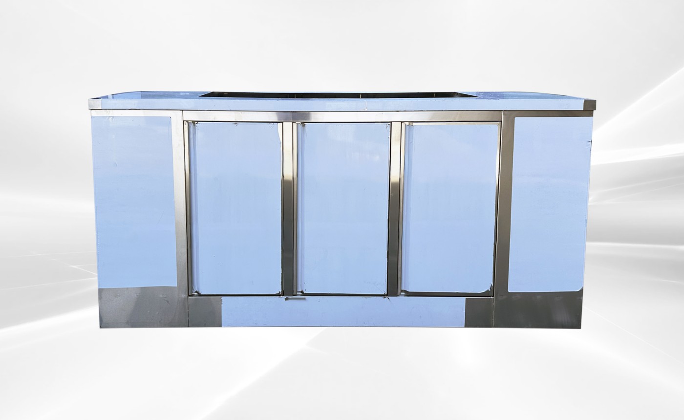 Food Vending Trailer Corollary Equipment Three Door cabinet TRC8