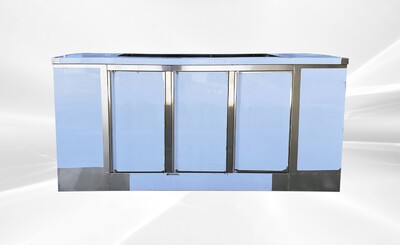 Food Vending Trailer Corollary Equipment Three Door cabinet TRC8