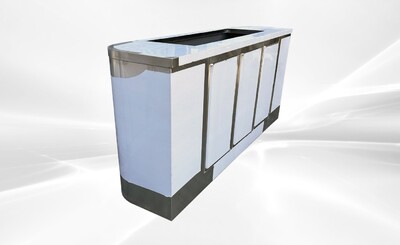 Food Vending Trailer Corollary Equipment Three Door cabinet TRC8