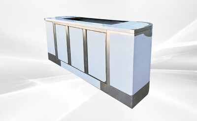Food Vending Trailer Corollary Equipment Three Door cabinet TRC8