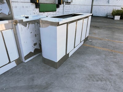Food Vending Trailer Corollary Equipment Three Door cabinet TRC8