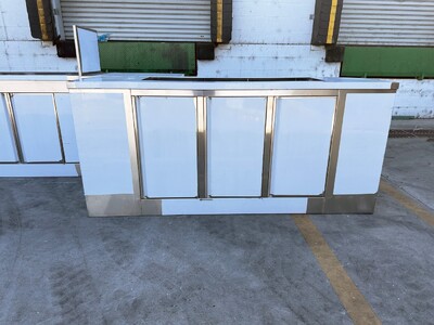 Food Vending Trailer Corollary Equipment Three Door cabinet TRC8
