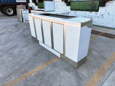 Food Vending Trailer Corollary Equipment Three Door cabinet TRC8