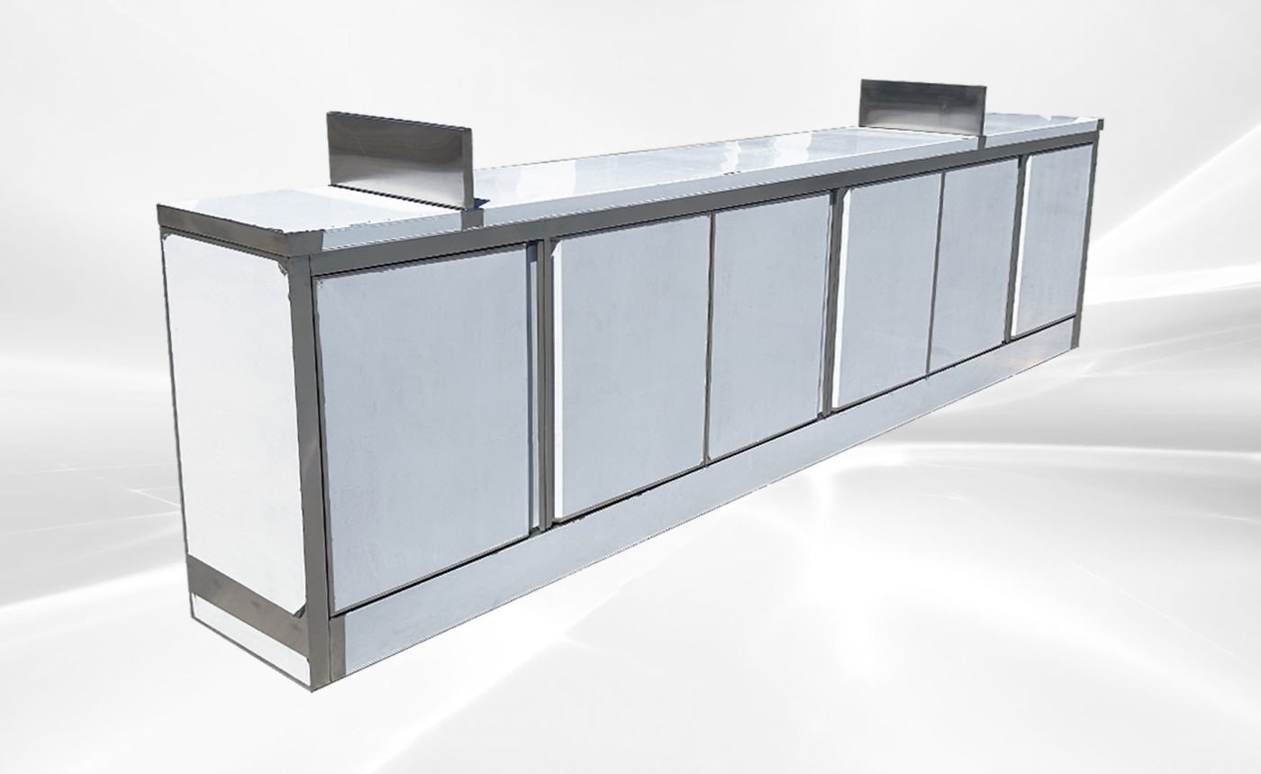 Food Vending Trailer Six Door cabinet TRC7