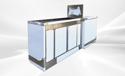 Food Vending Trailer Left 4 Door cabinet TRK6