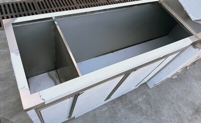 Food Vending Trailer Left 4 Door cabinet TRK6