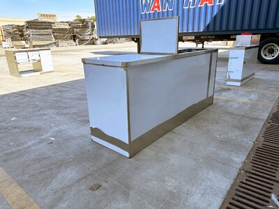 Food Vending Trailer Left 4 Door cabinet TRK6