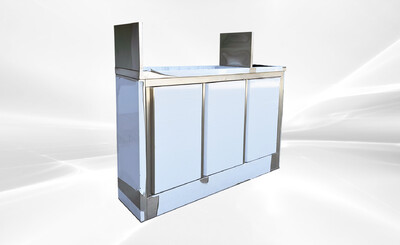 Food Vending Trailer Right-angle Side Three-Door TRD4