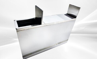 Food Vending Trailer Right-angle Side Three-Door TRD4
