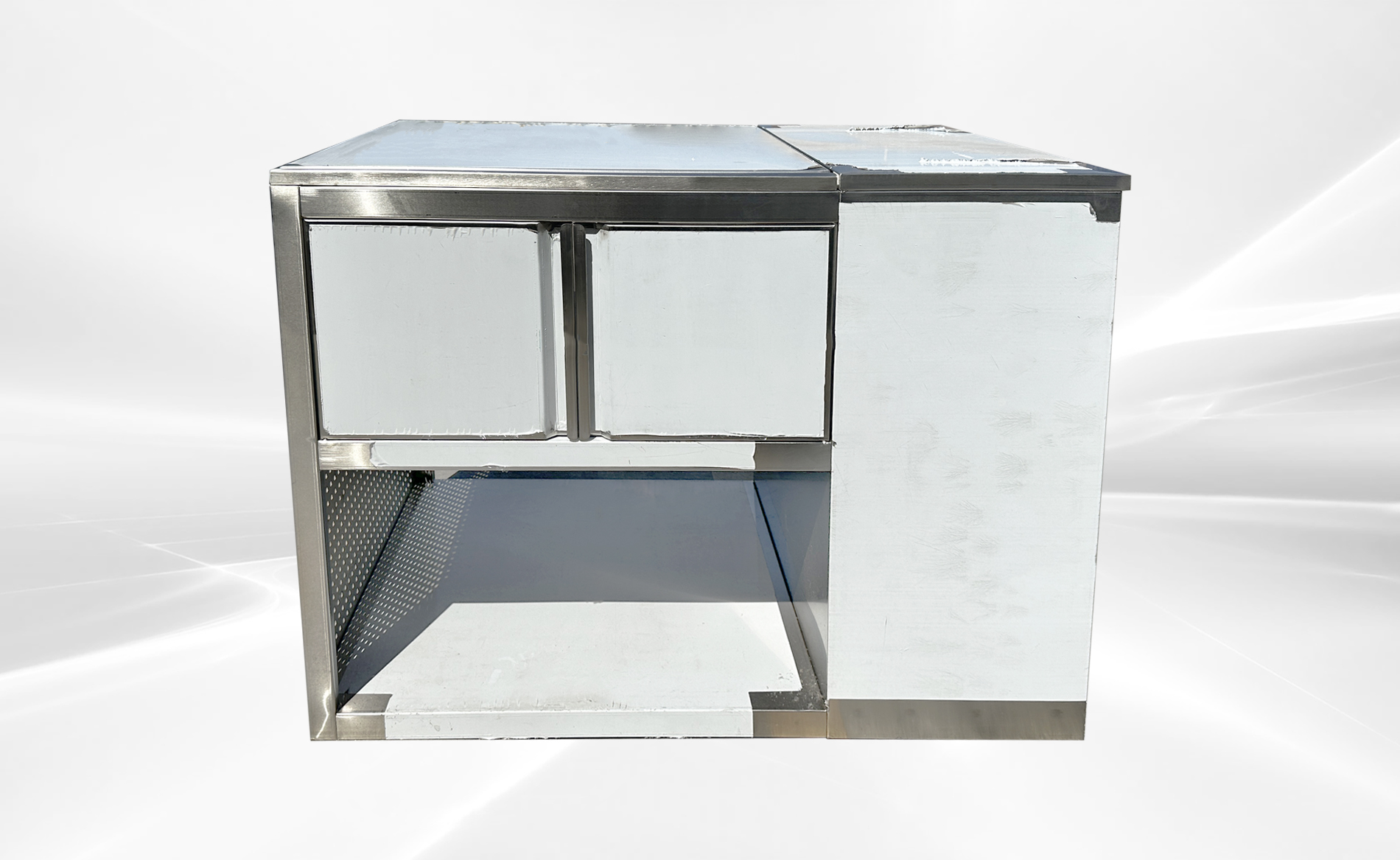 Food Vending Trailer 2-sided door opening TRLP3