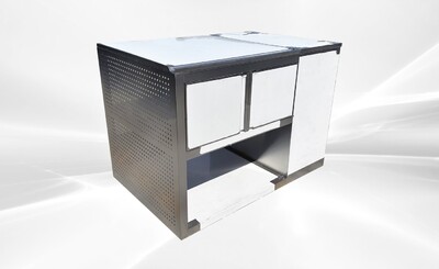 Food Vending Trailer 2-sided door opening TRLP3