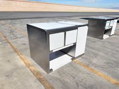 Food Vending Trailer 2-sided door opening TRLP3