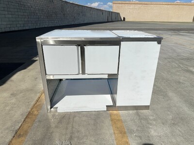 Food Vending Trailer 2-sided door opening TRLP3