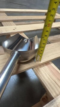 [Parts] CKC30/90 Popcorn Machine Equip Stainless Steel Scoops