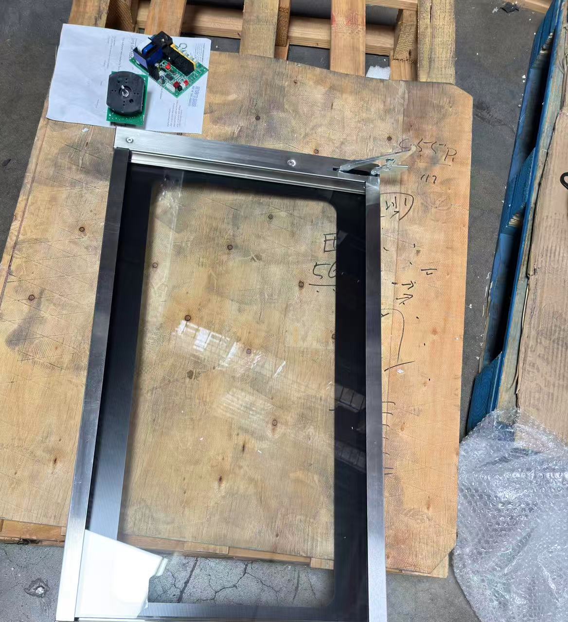 [Parts]YSD-8A-K Electric Convection Oven Full Size Door Assy