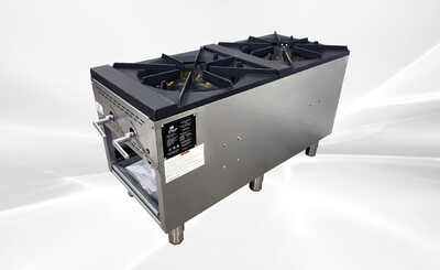 NSF Stock Pot Range 2 Burner NG 240000 BTU BH-2