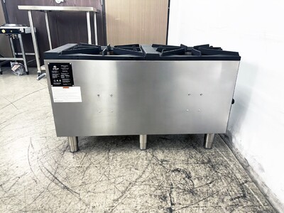 NSF Stock Pot Range 2 Burner NG 240000 BTU BH-2