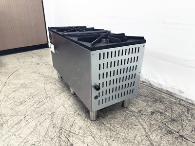 NSF Stock Pot Range 2 Burner NG 240000 BTU BH-2
