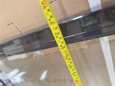 [Parts] GDC-50 Glass Door Middle Left 54 ins