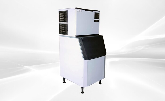 NSF 700 LBS Half Square Ice Maker Machine SK-729+B445 Bin