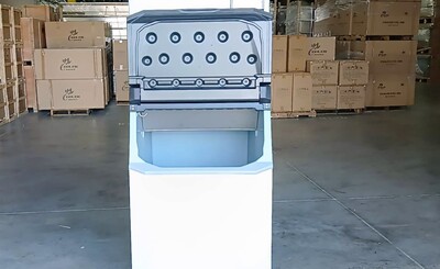 NSF 700 LBS Half Square Ice Maker Machine SK-729+B445 Bin