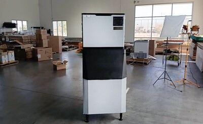 NSF 700 LBS Half Square Ice Maker Machine SK-729+B445 Bin