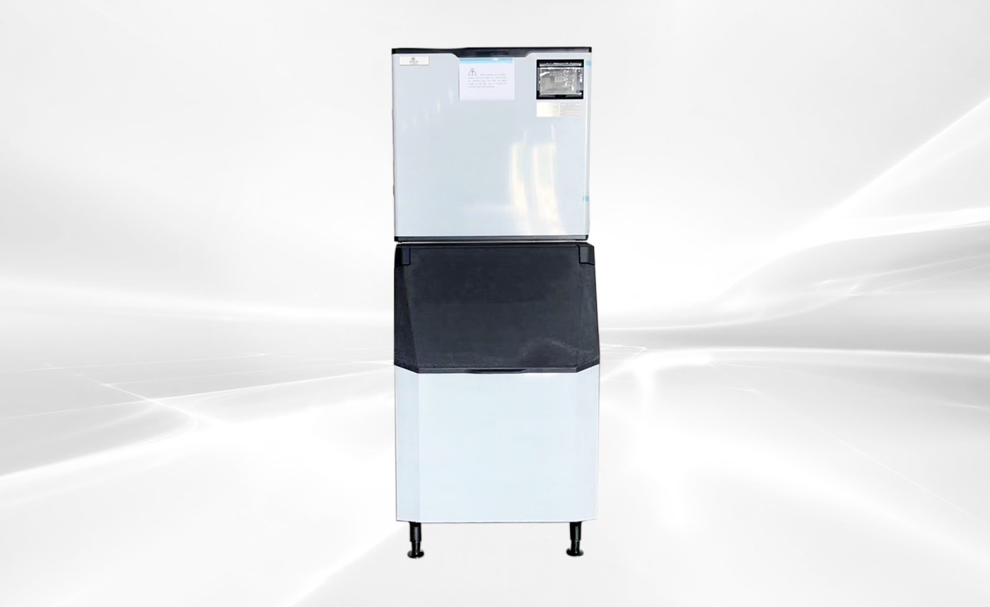 NSF 1000 LBS  Half Square Ice Maker Machine SK-1029+B445-ice bin